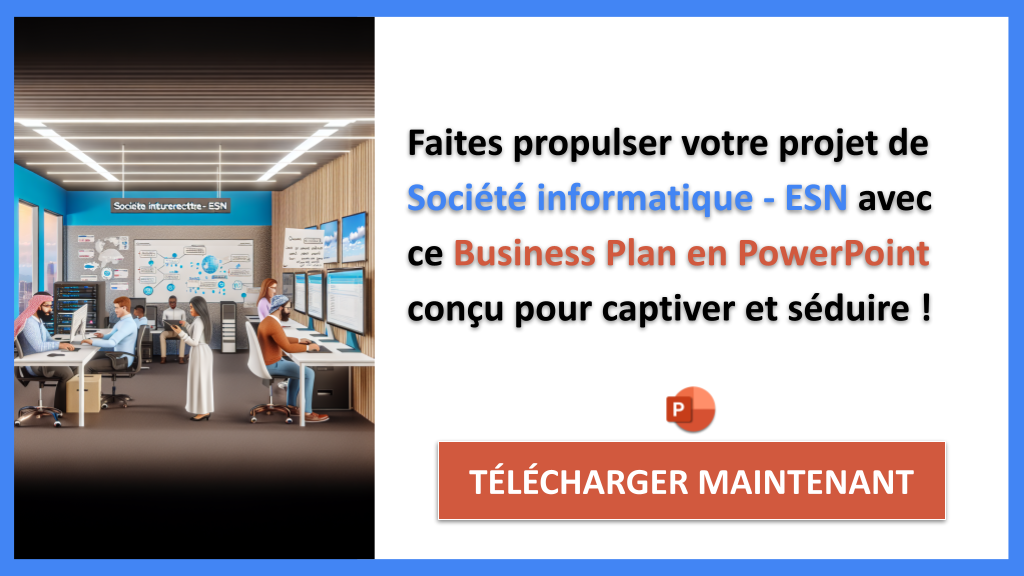 Exemple Business Plan pour Société informatique - ESN - Plan Marketing Société Informatique - ESN- CTA3