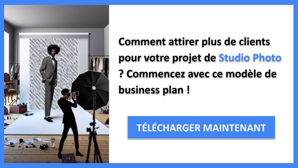 Exemple Business Plan pour Studio Photo - Plan Marketing Studio Photo- CTA1