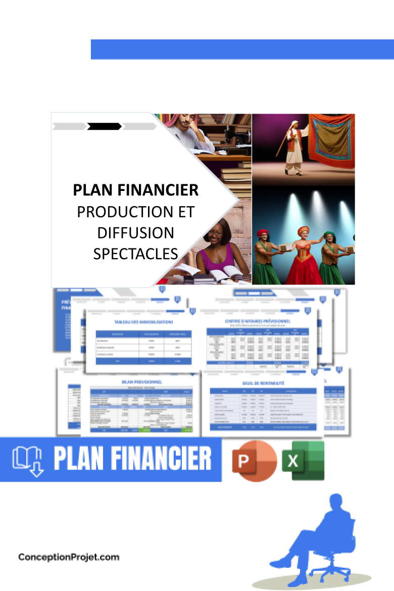 Plan financier pour Production et Diffusion Spectacles - Plan Marketing Production et Diffusion Spectacles