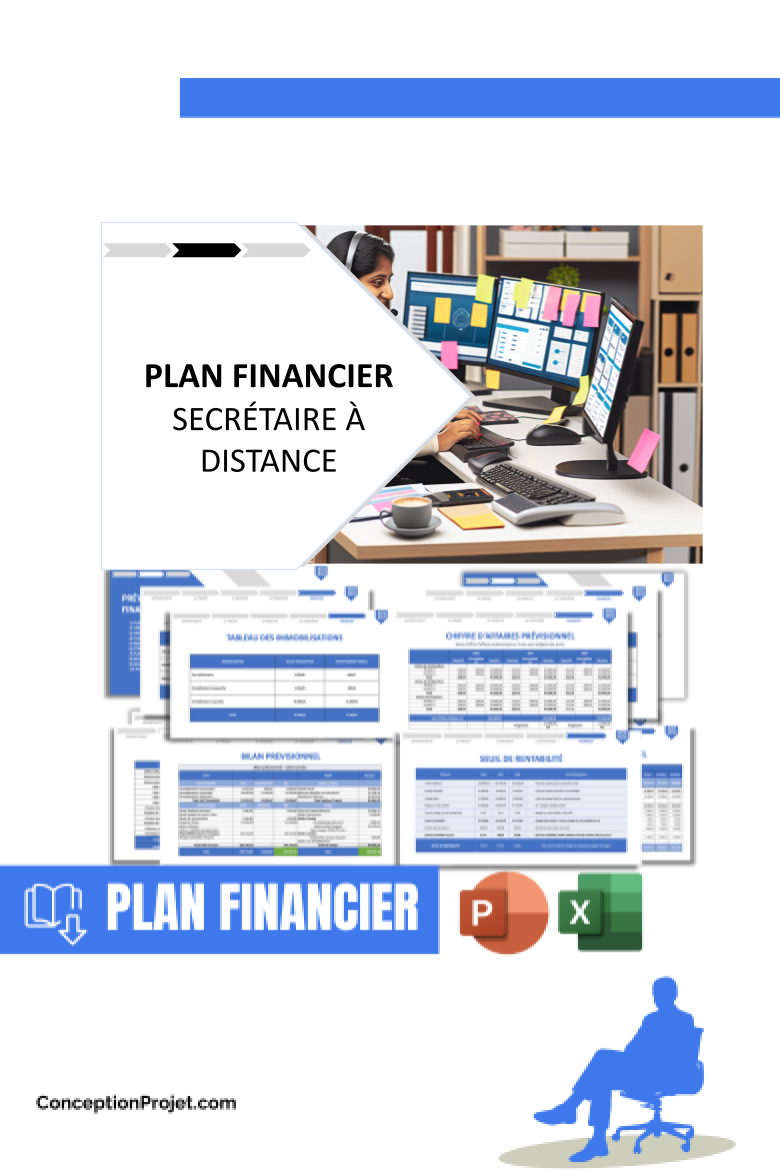 Business Model Canvas pour Secrétaire à Distance : Techniques Avancées 5 Plan financier pour Secrétaire à Distance - Secrétaire à Distance Business Model Canvas