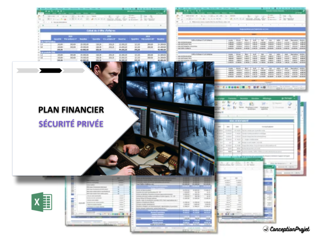 Securite Privee Plan financier Exemple Cover
