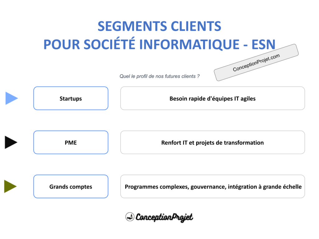 Segments Clients Societe informatique ESN Cover