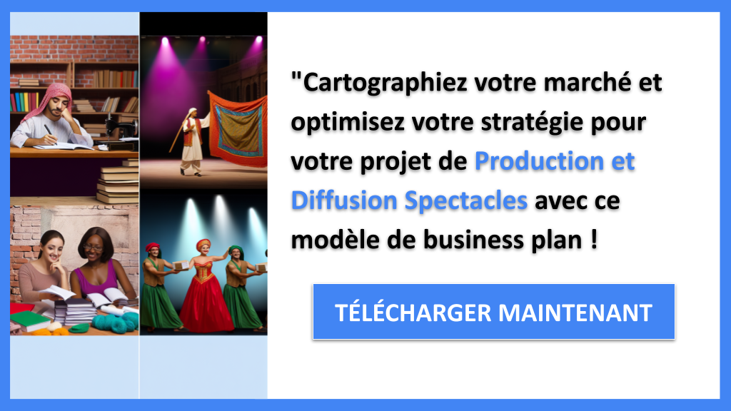 Exemple Business Plan pour Production et Diffusion Spectacles - Segments Clients Production et Diffusion Spectacles- CTA3