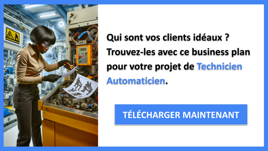 Exemple Business Plan pour Technicien Automaticien - Segments Clients Technicien Automaticien- CTA1