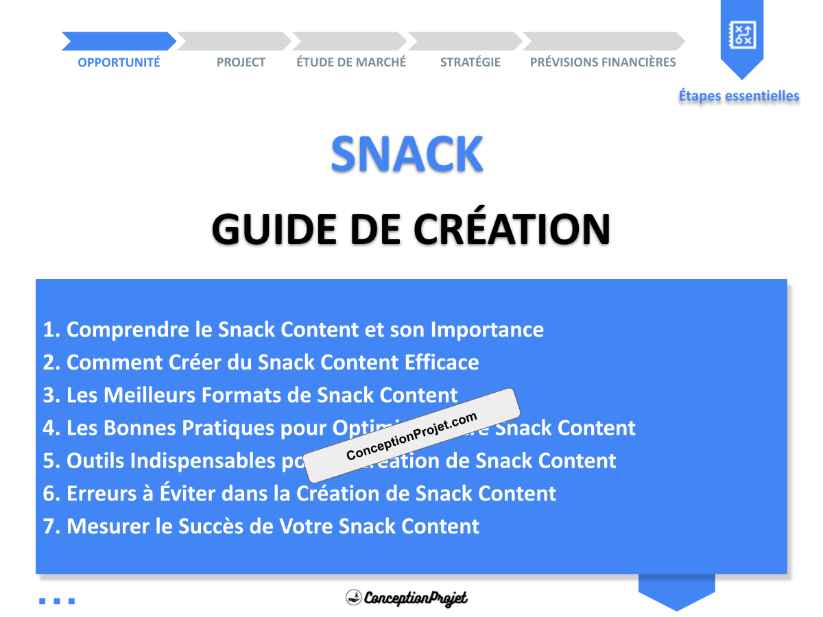 Démarrer un Snack : Guide de Création rapide Démarrer un Snack : Guide de Création rapide