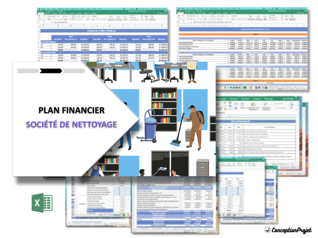 Societe de Nettoyage Plan financier Exemple Cover