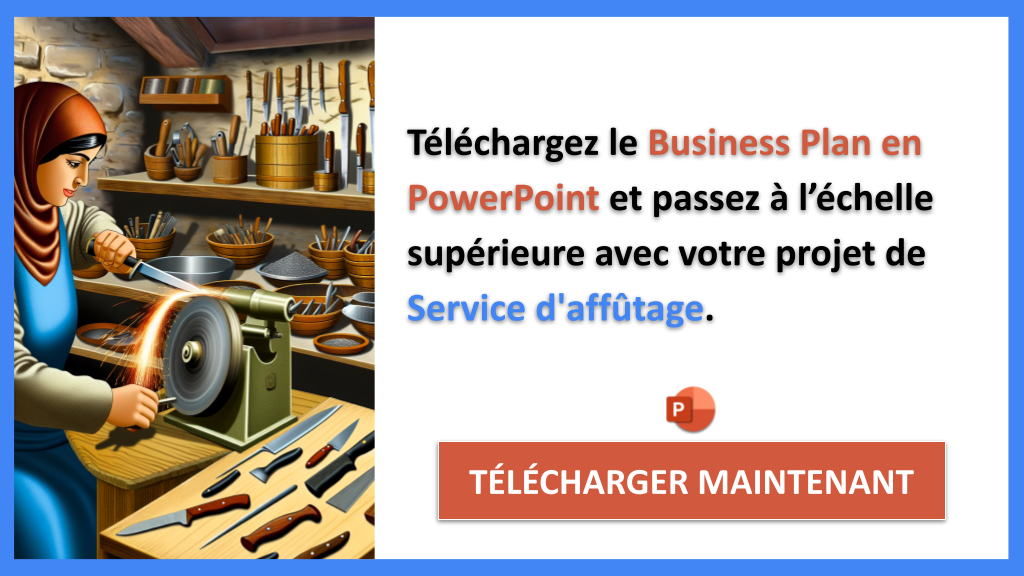 Exemple Business Plan pour Service d'affûtage - Stratégies de Croissance Service d'affûtage- CTA2