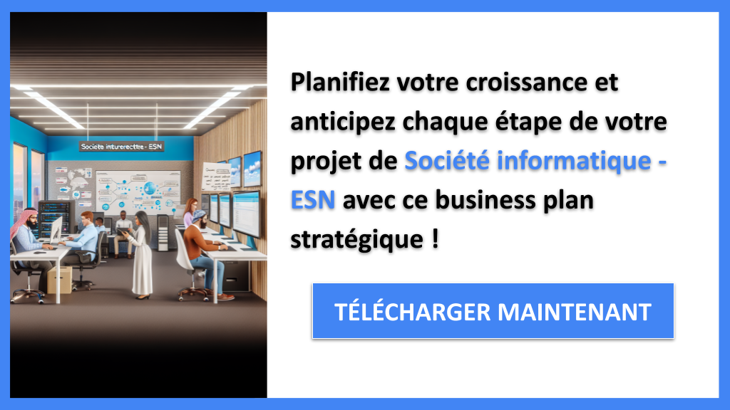 Exemple Business Plan pour Société informatique - ESN - Stratégies de Croissance Société informatique - ESN- CTA3