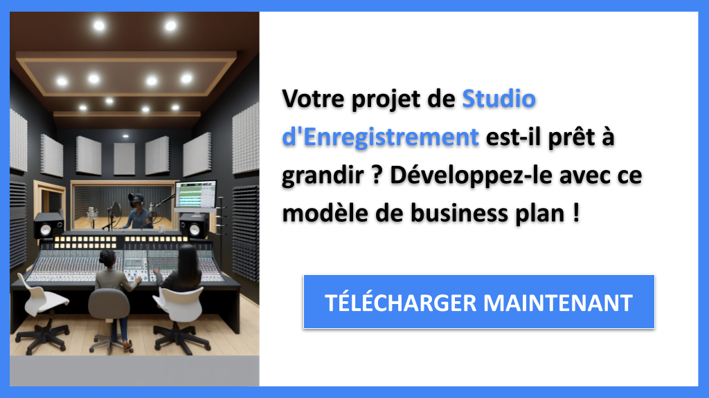 Exemple Business Plan pour Studio d'Enregistrement - Stratégies de Croissance Studio d'Enregistrement- CTA1