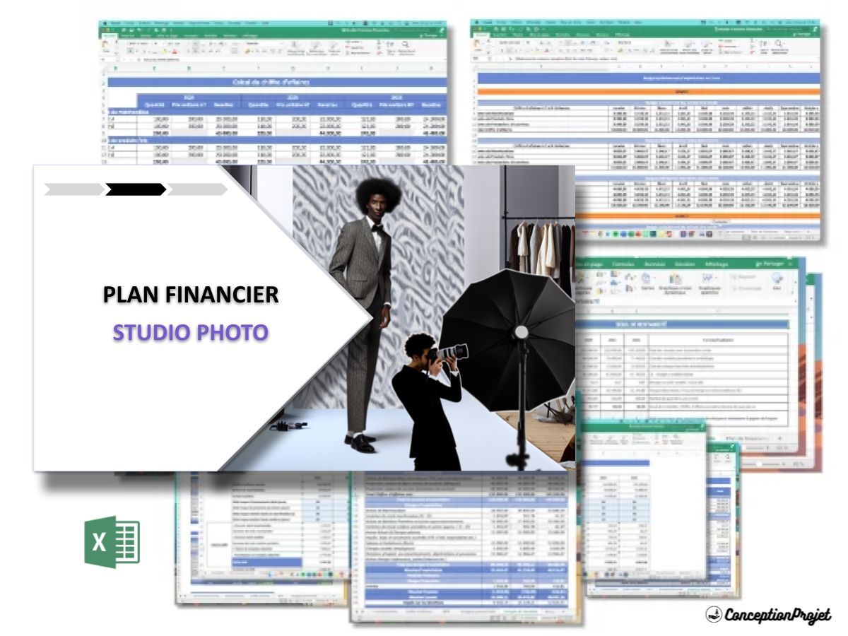 Plan financier pour studio photo Plan financier pour studio photo