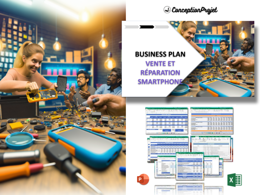 Vente et Reparation Smartphone Business Plan Exemple Cover