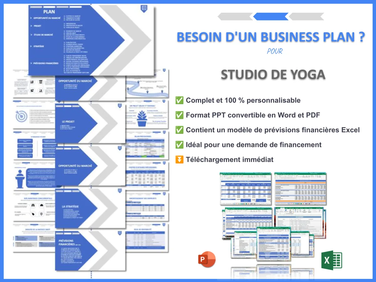 Besoin d'un business plan pour Studio de Yoga - Étude de la Concurrence Studio de Yoga