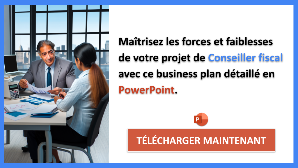 Exemple Business Plan pour Conseiller fiscal - Analyse SWOT Conseiller fiscal- CTA2