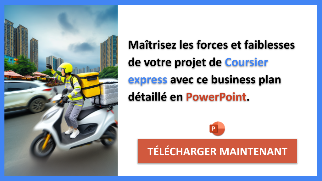 Exemple Business Plan pour Coursier express - Analyse SWOT Coursier express- CTA2
