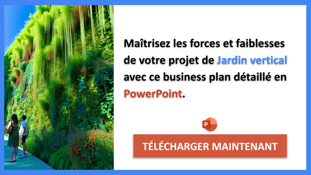 Exemple Business Plan pour Jardin vertical - Analyse SWOT Jardin vertical- CTA2
