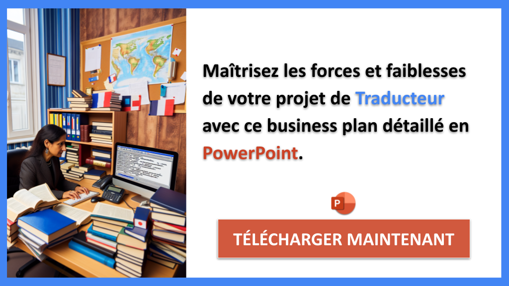 Exemple Business Plan pour Traducteur - Analyse SWOT Traducteur- CTA2