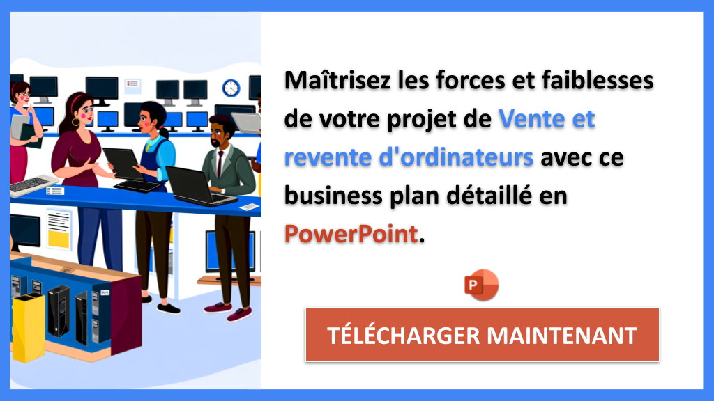 Exemple Business Plan pour Vente et revente d'ordinateurs - Analyse SWOT Vente et revente d'ordinateurs- CTA2