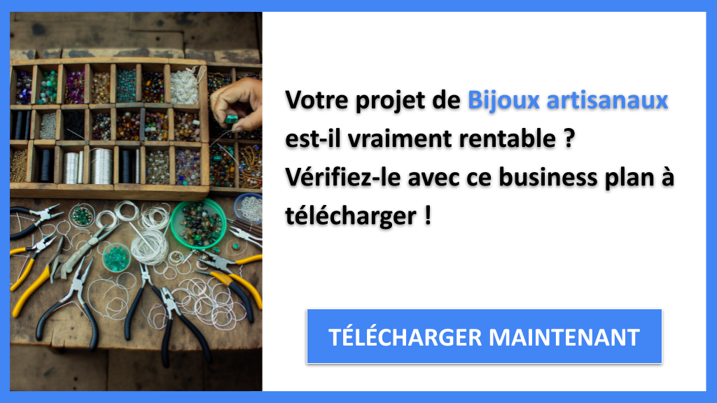 Exemple Business Plan pour Bijoux artisanaux - Bijoux artisanaux Revenus Rentabilité- CTA1