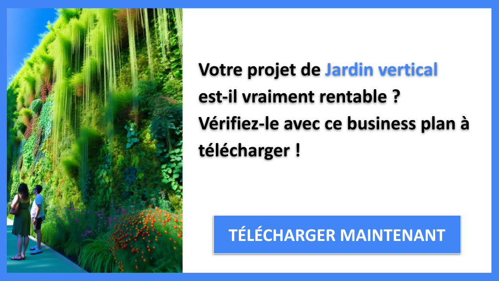 Exemple Business Plan pour Jardin vertical - Jardin vertical Revenus Rentabilité- CTA1