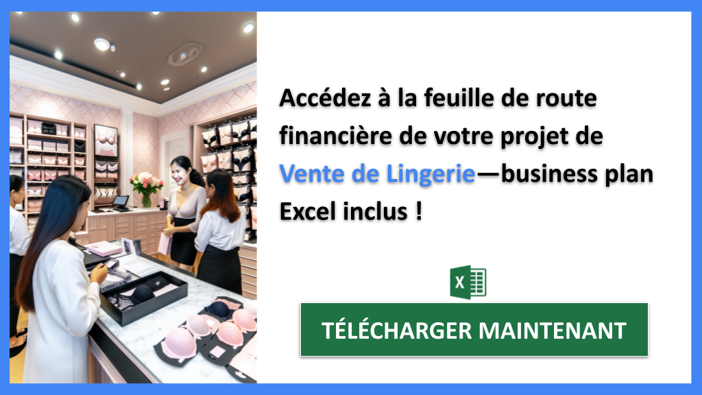 Exemple Business Plan pour Vente de Lingerie - Vente de Lingerie Revenus Rentabilité- CTA2