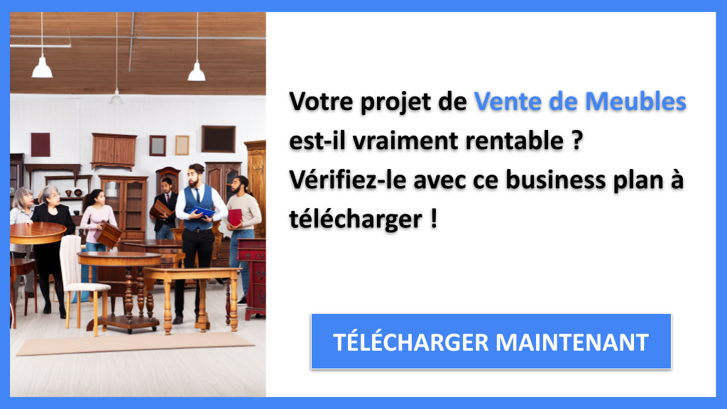 Exemple Business Plan pour Vente de Meubles - Vente de Meubles Revenus Rentabilité- CTA1