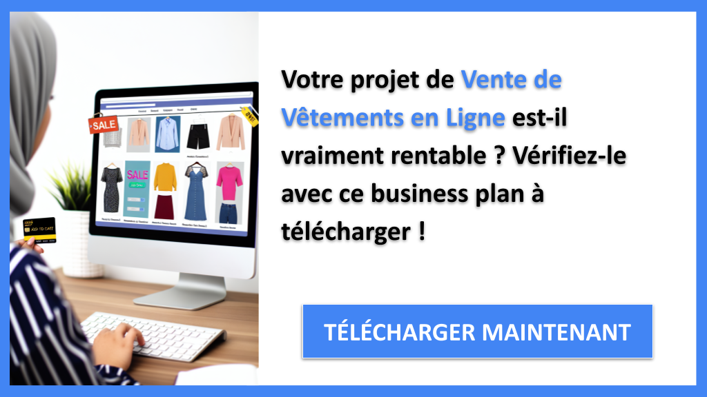 Exemple Business Plan pour Vente de Vêtements en Ligne - Vente de Vêtements en Ligne Revenus Rentabilité- CTA1