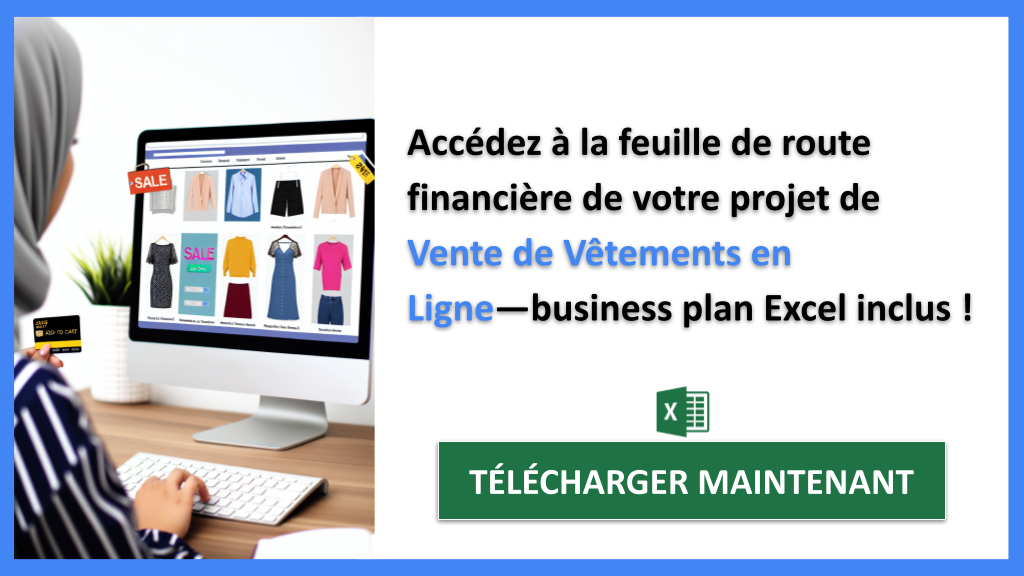 Exemple Business Plan pour Vente de Vêtements en Ligne - Vente de Vêtements en Ligne Revenus Rentabilité- CTA2