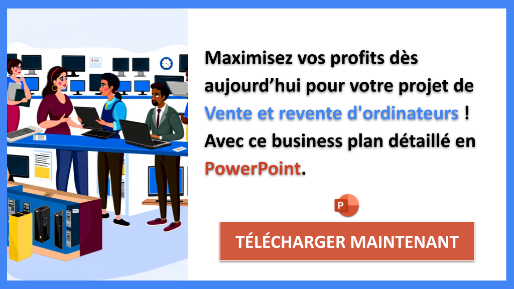 Exemple Business Plan pour Vente et revente d'ordinateurs - Vente et revente d'ordinateurs Revenus Rentabilité- CTA3
