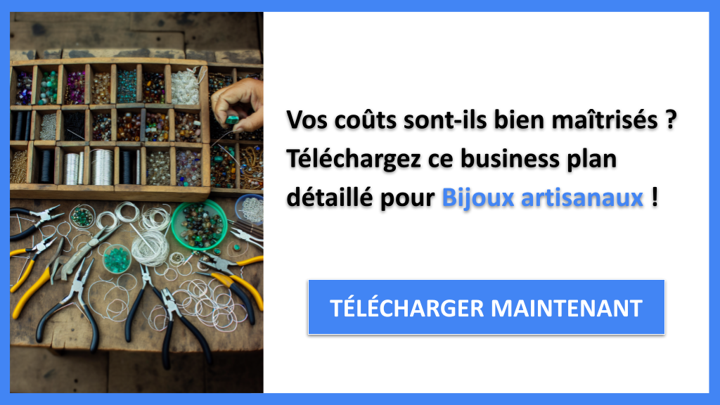 Exemple Business Plan pour Bijoux artisanaux - Coût Bijoux artisanaux- CTA1