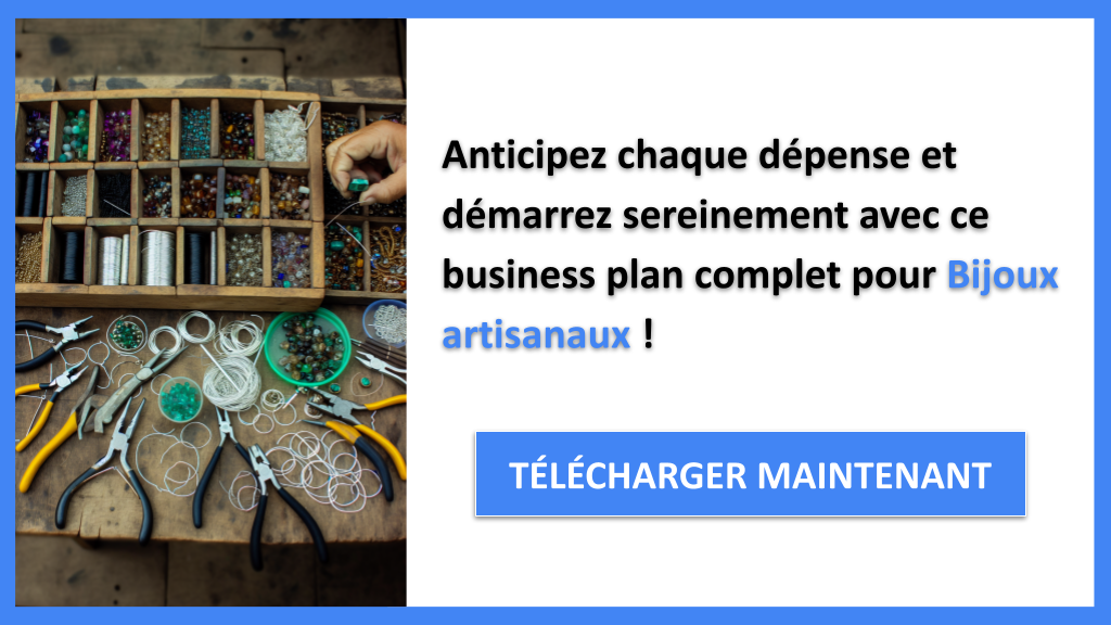 Exemple Business Plan pour Bijoux artisanaux - Coût Bijoux artisanaux- CTA3