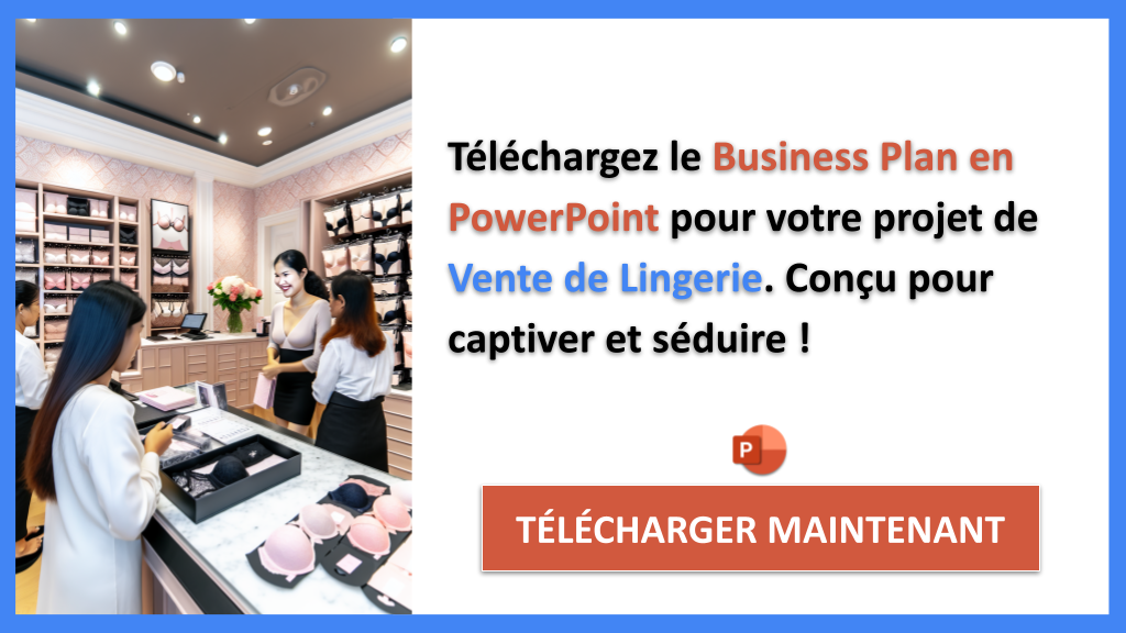 Exemple Business Plan pour Vente de Lingerie - Vente de Lingerie Business Model Canvas- CTA2