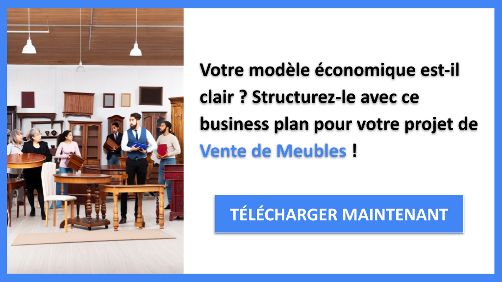 Exemple Business Plan pour Vente de Meubles - Vente de Meubles Business Model Canvas- CTA1