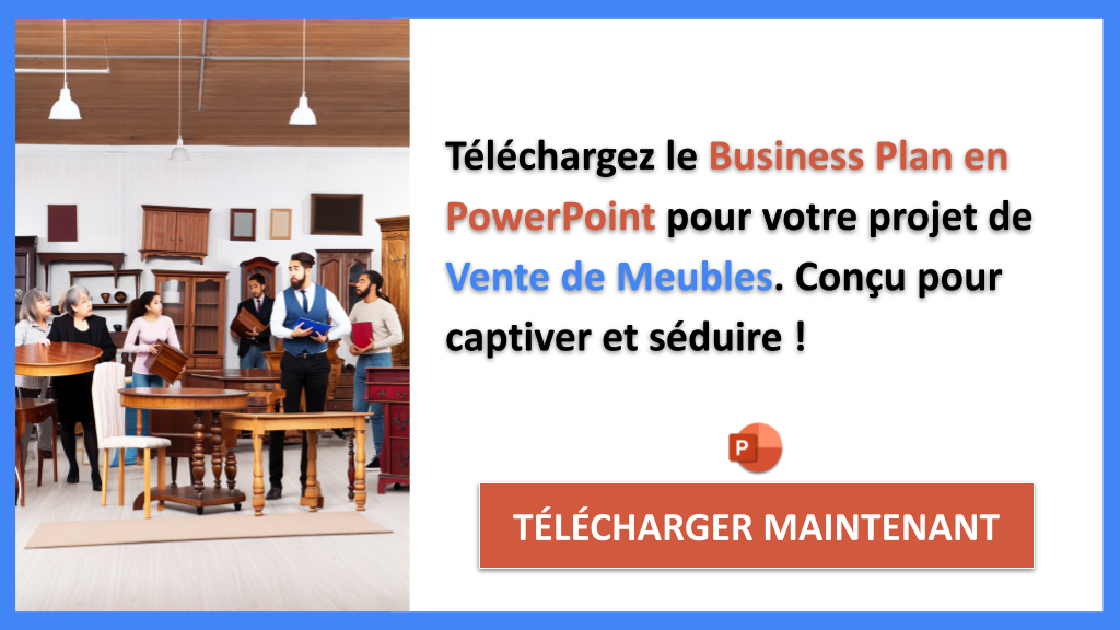 Exemple Business Plan pour Vente de Meubles - Vente de Meubles Business Model Canvas- CTA2