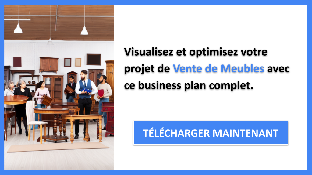 Exemple Business Plan pour Vente de Meubles - Vente de Meubles Business Model Canvas- CTA3