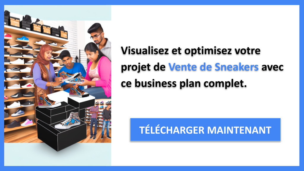 Exemple Business Plan pour Vente de Sneakers - Vente de Sneakers Business Model Canvas- CTA3