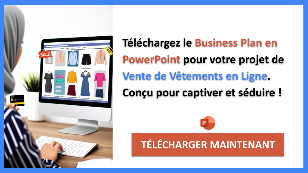 Exemple Business Plan pour Vente de Vêtements en Ligne - Vente de Vêtements en Ligne Business Model Canvas- CTA2