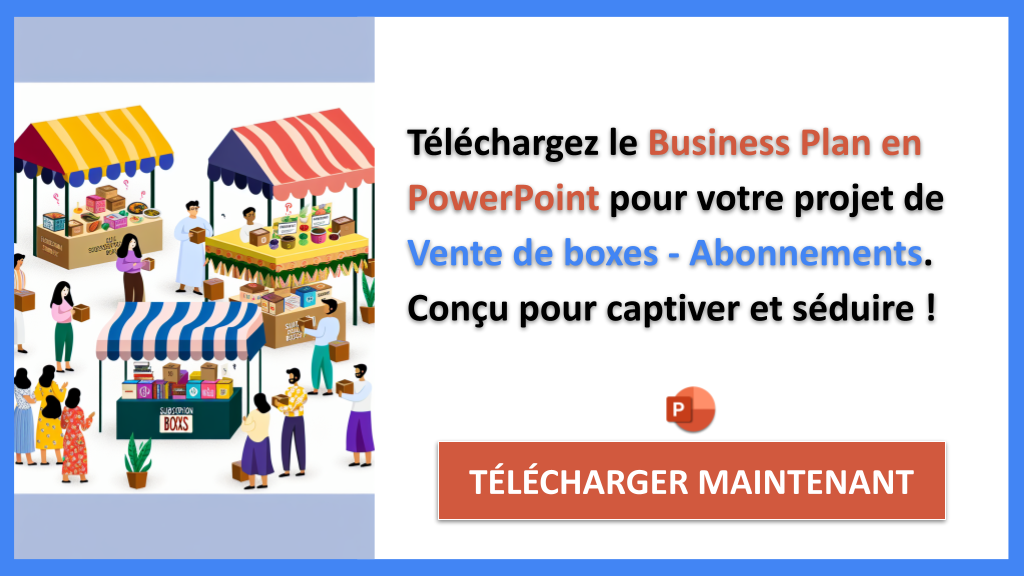 Exemple Business Plan pour Vente de boxes - Abonnements - Vente de boxes - Abonnements Business Model Canvas- CTA2