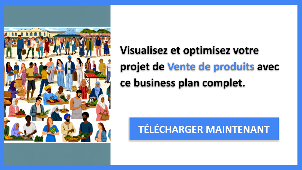 Exemple Business Plan pour Vente de produits - Vente de produits Business Model Canvas- CTA3