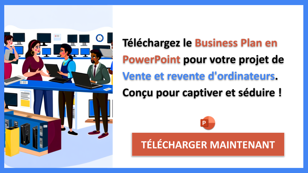 Exemple Business Plan pour Vente et revente d'ordinateurs - Vente et revente d'ordinateurs Business Model Canvas- CTA2