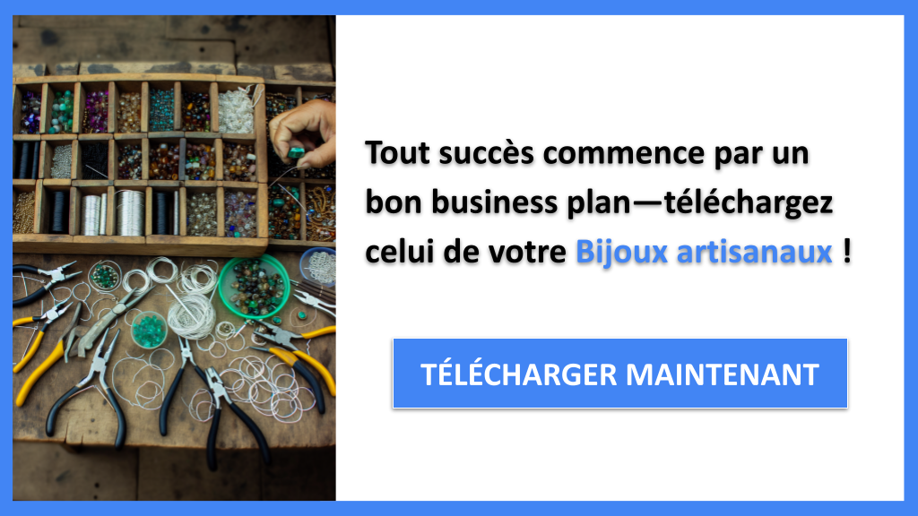 Exemple Business Plan pour Bijoux artisanaux - Bijoux artisanaux Business Plan Exemple- CTA1