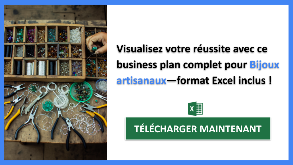 Exemple Business Plan pour Bijoux artisanaux - Bijoux artisanaux Business Plan Exemple- CTA3