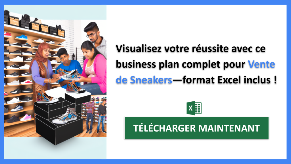Exemple Business Plan pour Vente de Sneakers - Vente de Sneakers Business Plan Exemple- CTA3