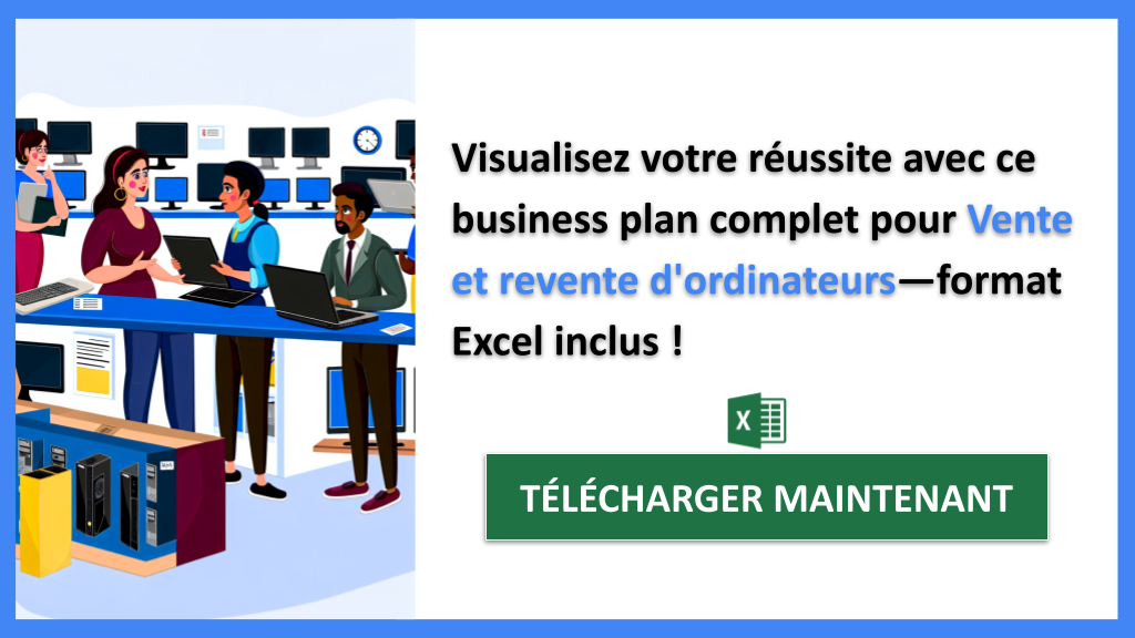 Exemple Business Plan pour Vente et revente d'ordinateurs - Vente et revente d'ordinateurs Business Plan Exemple- CTA3