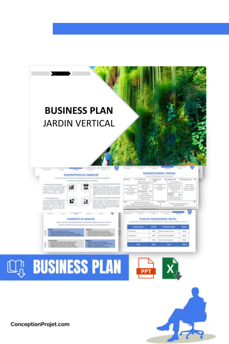 Business Plan pour Jardin vertical - Plan Marketing Jardin Vertical