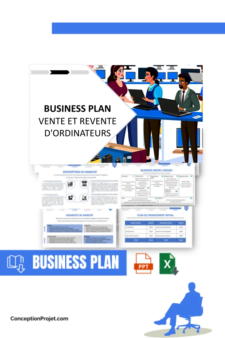 Coût de vente et revente d'ordinateurs : budget 2026 complet 4 Business Plan pour Vente et revente d'ordinateurs - Coût Vente revente ordinateurs