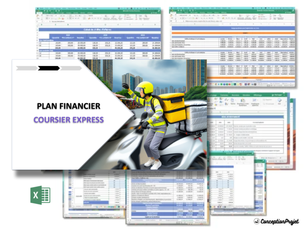 Coursier express Plan financier Exemple Cover