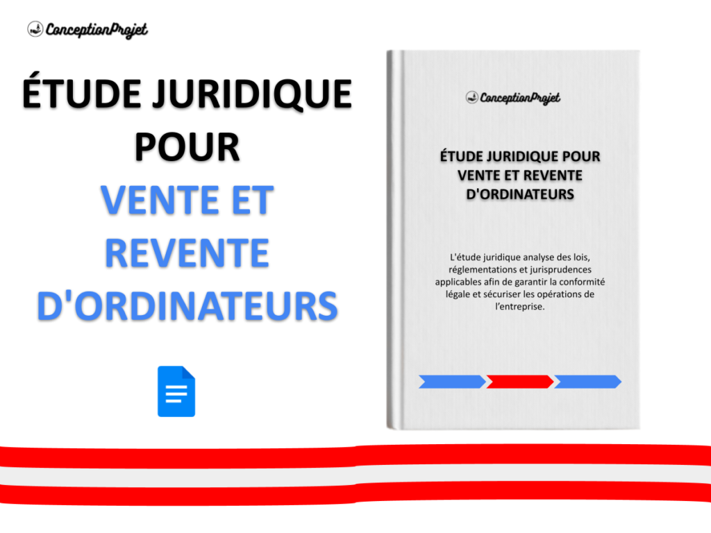 Etude Juridique Vente et revente d ordinateurs Cover