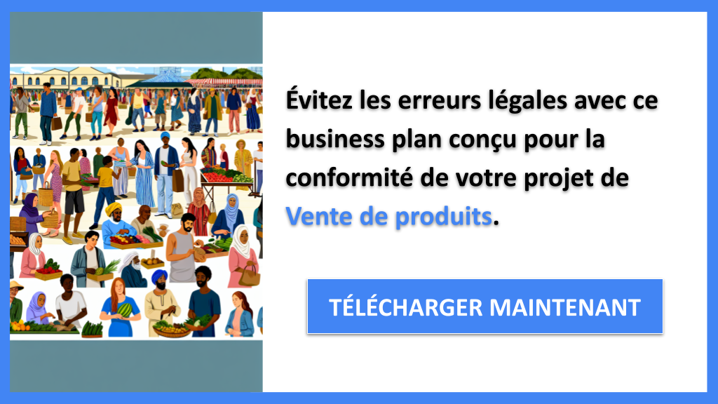Exemple Business Plan pour Vente de produits - Étude Juridique Vente de produits- CTA2