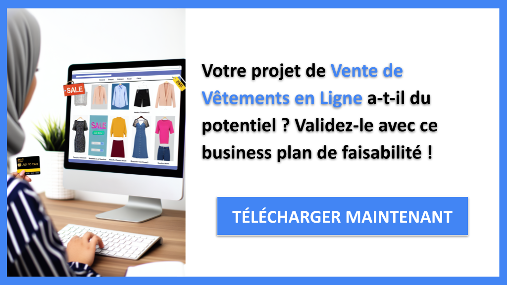 Exemple Business Plan pour Vente de Vêtements en Ligne - Étude Faisabilité Vente de Vêtements en Ligne- CTA1