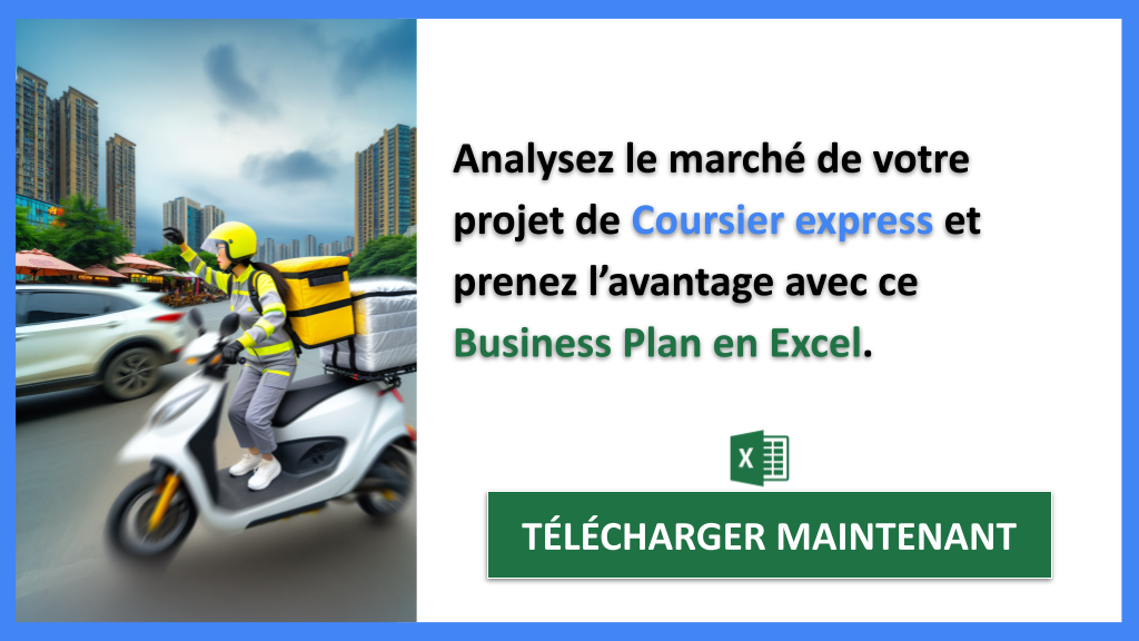 Exemple Business Plan pour Coursier express - Étude de la Concurrence Coursier express- CTA2